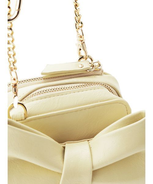 SNIDEL（スナイデル）の「リボンマルチショルダー&ケースセット（ショルダーバッグ・レディース・アイボリー/ブラック/キャメル/イエロー・F）」の14枚目の写真