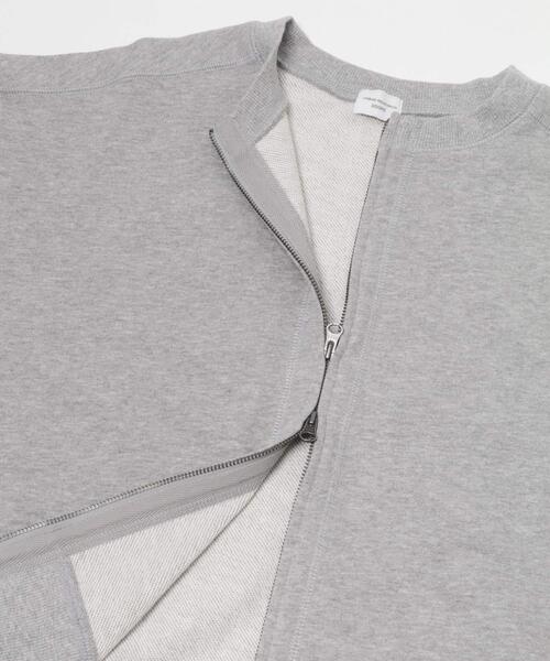 URBAN RESEARCH DOORS（アーバンリサーチドアーズ）の「『WEB/一部店舗限定カラー』コットンスウェットZIPカーディガン（カーディガン/ボレロ・レディース・ブラウン/グレー/チャコールグレー/ブルー・MEDIUM）」の16枚目の写真
