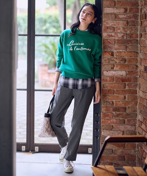 刺繍ロゴニット（ニット/セーター）｜ANY（エニィ）のファッション通販