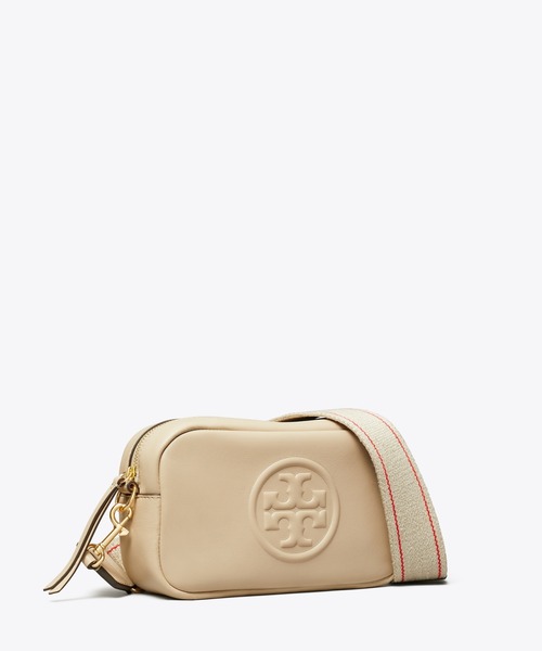 TORY BURCH(トリーバーチ)の「ミラー ソフト ミニ クロスボディバッグ(ショルダーバッグ・レディース・ライトベージュ・ONE SIZE)」の1枚目の写真