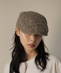 Ulysses（ユリシス）の「レオパード柄コーデュロイハンチング（ハンチング/ベレー帽）」