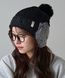 SETUP7（セットアップセブン）の「【SETUP7】ボア耳付き フェザーニット帽 ワッチ FTL（ニットキャップ/ビーニー）」