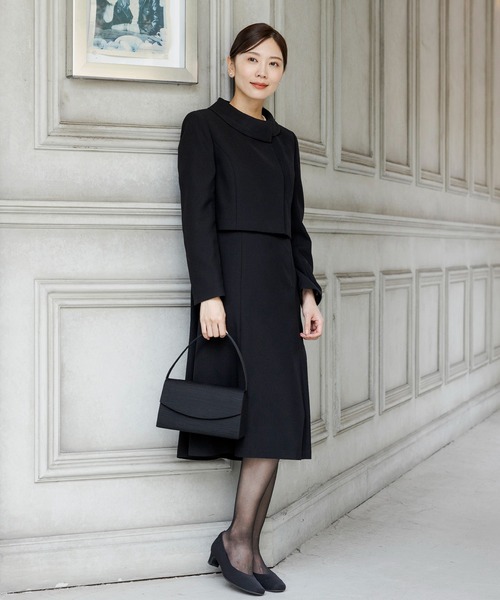 CARETTE(カレット)の「「米沢織」の日本製 ブラックバッグ【喪服 礼服 ブラックフォーマル】(ハンドバッグ・レディース・ブラック・FREE)」の7枚目の写真