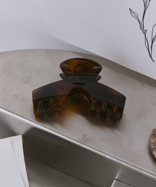 Libra Cue(リブラ キュー)の「ヘアクリップ(バレッタ/ヘアクリップ・レディース・ボルドー/ピンク/グリーン/ブラウン/ブラック・FREE)」の9枚目の写真