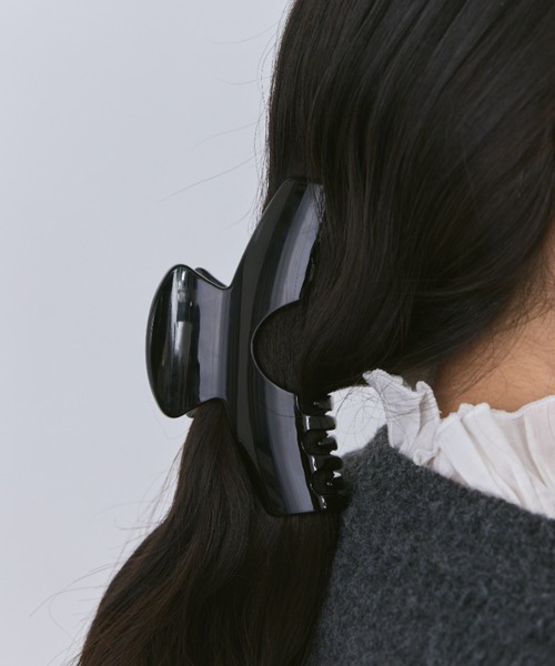 Libra Cue(リブラ キュー)の「ヘアクリップ(バレッタ/ヘアクリップ・レディース・ボルドー/ピンク/グリーン/ブラウン/ブラック・FREE)」の6枚目の写真