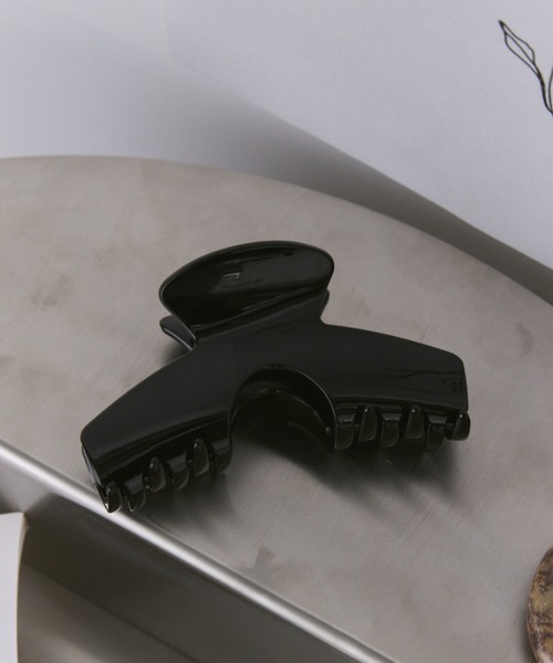 Libra Cue(リブラ キュー)の「ヘアクリップ(バレッタ/ヘアクリップ・レディース・ボルドー/ピンク/グリーン/ブラウン/ブラック・FREE)」の7枚目の写真