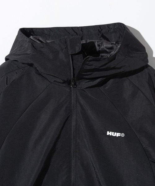 HUF（ハフ）の「HUF ALL CAPS SHELL JACKET ハフ オールキャップス ナイロンジャケット（ナイロンジャケット・メンズ・ブラック・SMALL/MEDIUM/X-LARGE/LARGE）」の12枚目の写真