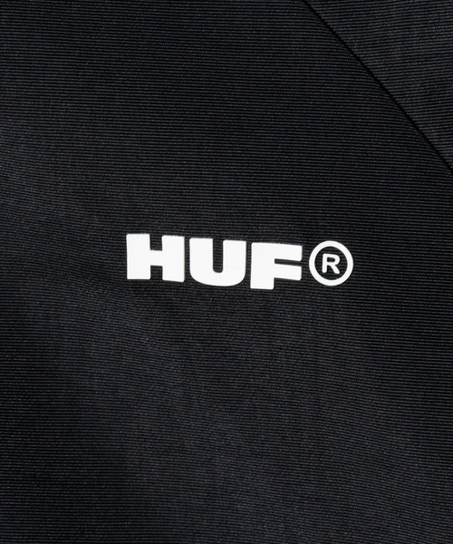 HUF（ハフ）の「HUF ALL CAPS SHELL JACKET ハフ オールキャップス ナイロンジャケット（ナイロンジャケット・メンズ・ブラック・SMALL/MEDIUM/X-LARGE/LARGE）」の13枚目の写真