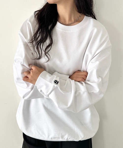 NEWTRAL PRODUCTS(ニュートラルプロダクツ)の「NEWTRAL(ニュートラル)/214 11.2oz Standard Emblem CN Sweat/サイズ展開多数 長袖 トップス プルオーバー スウェット(スウェット・レディース・グレー/ダークグリーン/アッシュグレー/ネイビー/ホワイト/サンドベージュ/ブラック・S/M/L/XL/XXL)」の11枚目の写真