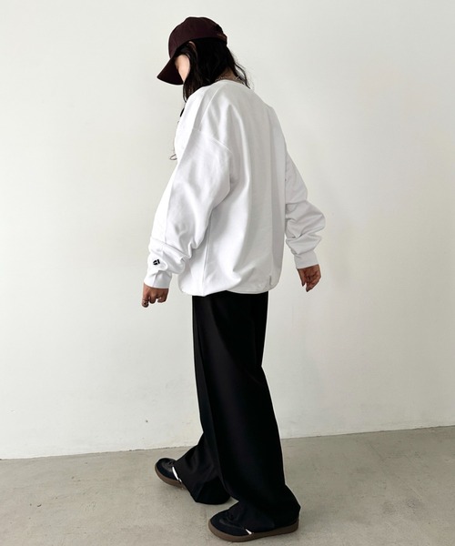 NEWTRAL PRODUCTS(ニュートラルプロダクツ)の「NEWTRAL(ニュートラル)/214 11.2oz Standard Emblem CN Sweat/サイズ展開多数 長袖 トップス プルオーバー スウェット(スウェット・レディース・グレー/ダークグリーン/アッシュグレー/ネイビー/ホワイト/サンドベージュ/ブラック・S/M/L/XL/XXL)」の16枚目の写真
