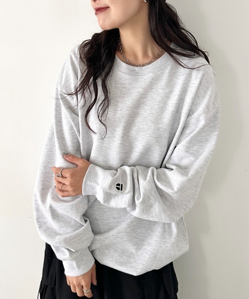 NEWTRAL PRODUCTS(ニュートラルプロダクツ)の「NEWTRAL(ニュートラル)/214 11.2oz Standard Emblem CN Sweat/サイズ展開多数 長袖 トップス プルオーバー スウェット(スウェット・レディース・グレー/ダークグリーン/アッシュグレー/ネイビー/ホワイト/サンドベージュ/ブラック・S/M/L/XL/XXL)」の20枚目の写真