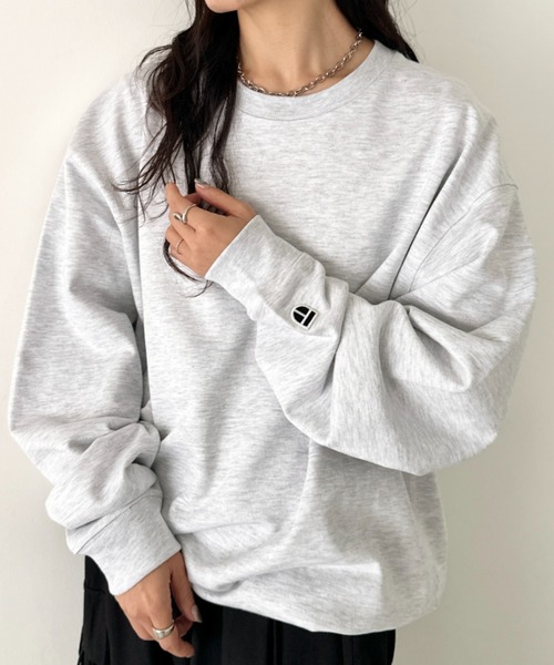 NEWTRAL PRODUCTS(ニュートラルプロダクツ)の「NEWTRAL(ニュートラル)/214 11.2oz Standard Emblem CN Sweat/サイズ展開多数 長袖 トップス プルオーバー スウェット(スウェット・レディース・グレー/ダークグリーン/アッシュグレー/ネイビー/ホワイト/サンドベージュ/ブラック・S/M/L/XL/XXL)」の18枚目の写真