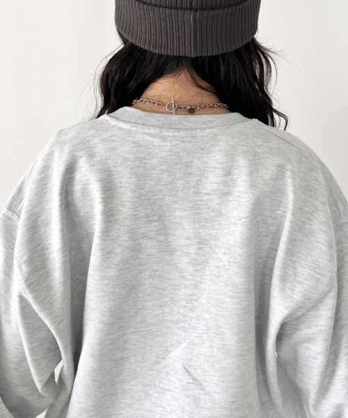 NEWTRAL PRODUCTS(ニュートラルプロダクツ)の「NEWTRAL(ニュートラル)/214 11.2oz Standard Emblem CN Sweat/サイズ展開多数 長袖 トップス プルオーバー スウェット(スウェット・レディース・グレー/ダークグリーン/アッシュグレー/ネイビー/ホワイト/サンドベージュ/ブラック・S/M/L/XL/XXL)」の22枚目の写真