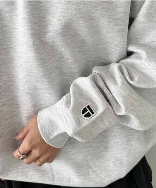 NEWTRAL PRODUCTS(ニュートラルプロダクツ)の「NEWTRAL(ニュートラル)/214 11.2oz Standard Emblem CN Sweat/サイズ展開多数 長袖 トップス プルオーバー スウェット(スウェット・レディース・グレー/ダークグリーン/アッシュグレー/ネイビー/ホワイト/サンドベージュ/ブラック・S/M/L/XL/XXL)」の17枚目の写真