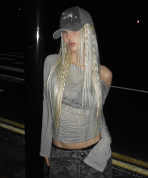 GILAARCHIVE | CROSS PATCHED PISTOL BALLCAP_GY(キャップ)