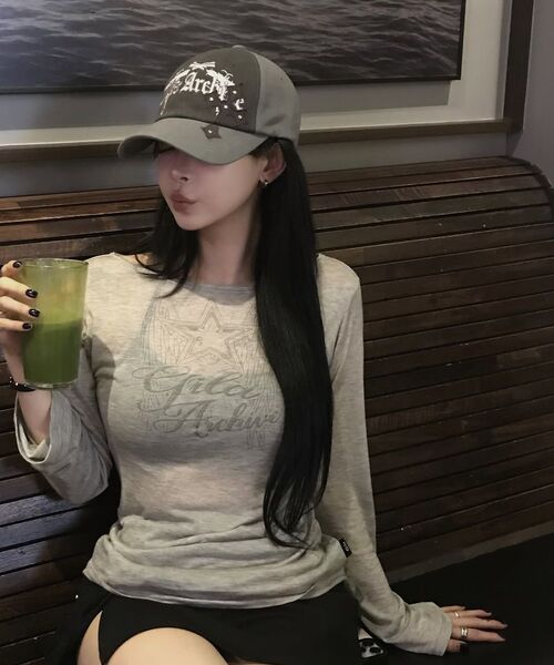 GILAARCHIVE（ギラアーカイブ）の「CROSS PATCHED PISTOL BALLCAP_GY（キャップ・レディース・その他・FREE）」の14枚目の写真