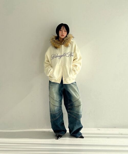 Midnight Move（ミッドナイトムーブ）の「spider pants [black]（デニムパンツ・レディース・その他・SMALL/MEDIUM）」の6枚目の写真