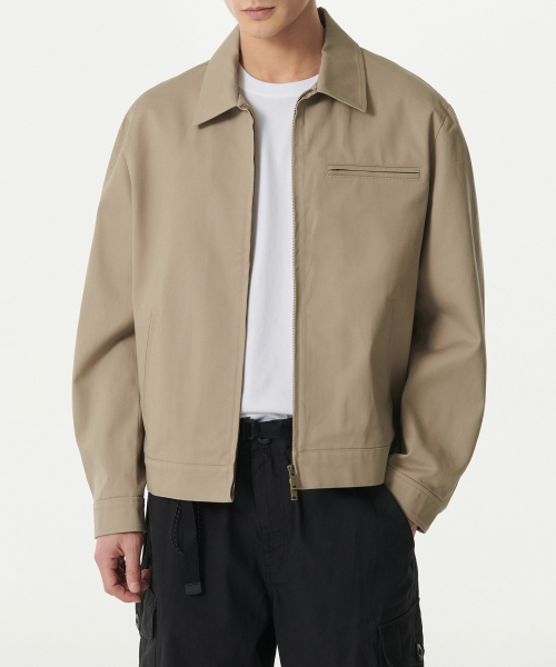 MUSINSA STANDARD（ムシンサスタンダード）の「ヘビーウェイトCPワークジャケット[ベージュ]（ブルゾン・メンズ・その他・MEDIUM/LARGE/X-LARGE/XX-LARGE）」の3枚目の写真