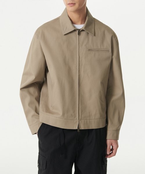 MUSINSA STANDARD（ムシンサスタンダード）の「ヘビーウェイトCPワークジャケット[ベージュ]（ブルゾン・メンズ・その他・MEDIUM/LARGE/X-LARGE/XX-LARGE）」の4枚目の写真