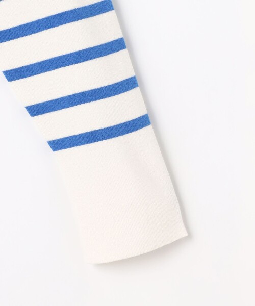 J.PRESS(ジェイプレス)の「Rayon Stretch Border ニット(ニット/セーター・レディース・ネイビー系1/ブルー系1/ブラウン系1・LARGE/MEDIUM)」の11枚目の写真