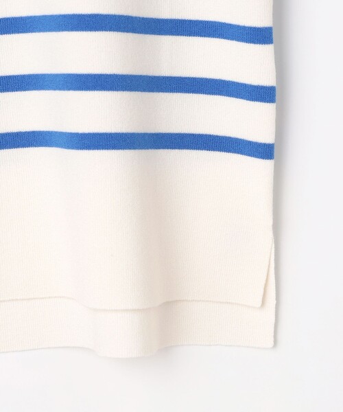 J.PRESS(ジェイプレス)の「Rayon Stretch Border ニット(ニット/セーター・レディース・ネイビー系1/ブルー系1/ブラウン系1・LARGE/MEDIUM)」の12枚目の写真