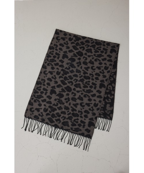 AZUL by moussy（アズールバイマウジー）の「ビッグレオパードストール（ストール/ショール・レディース・ブラウン系その他/グレー系その他・FREE）」の5枚目の写真