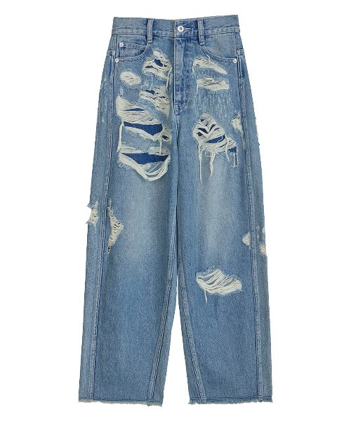 UND HARD DAMAGE LOOSE DENIM（デニムパンツ）｜Ameri（アメリ）の