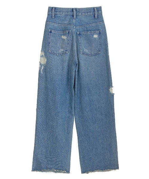 UND HARD DAMAGE LOOSE DENIM（デニムパンツ）｜Ameri（アメリ）の