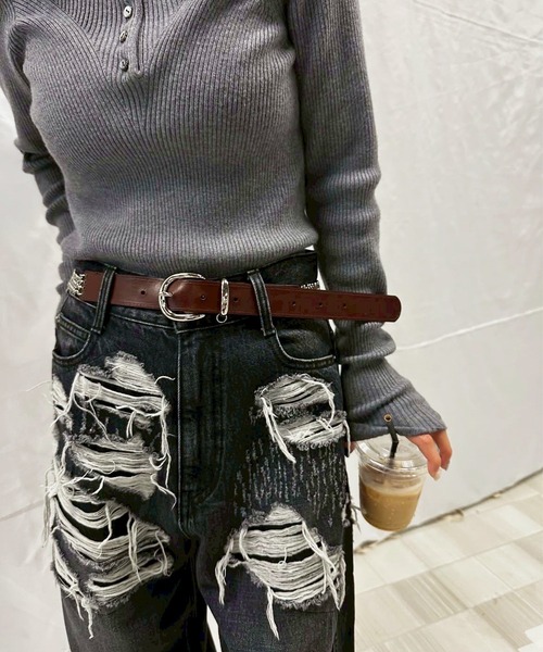 UND HARD DAMAGE LOOSE DENIM（デニムパンツ）｜Ameri（アメリ）の