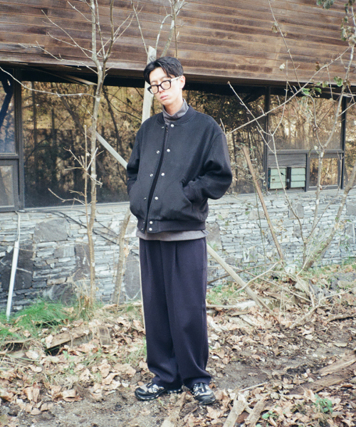XERO（ゼロ）の「ディープワンタックスウェットパンツ [ネイビー]（スウェットパンツ・メンズ・その他・MEDIUM/LARGE/X-LARGE/FREE/SMALL）」の4枚目の写真
