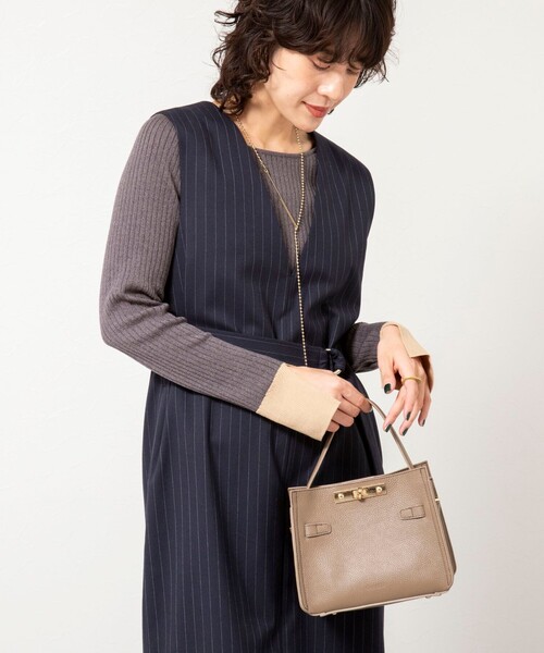 セール】ウォッシャブルベルト付きジャンスカ（ジャンパースカート