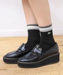 MARY QUANT（マリークワント）の「ボーダーラインデイジー ソックス（ソックス/靴下）」