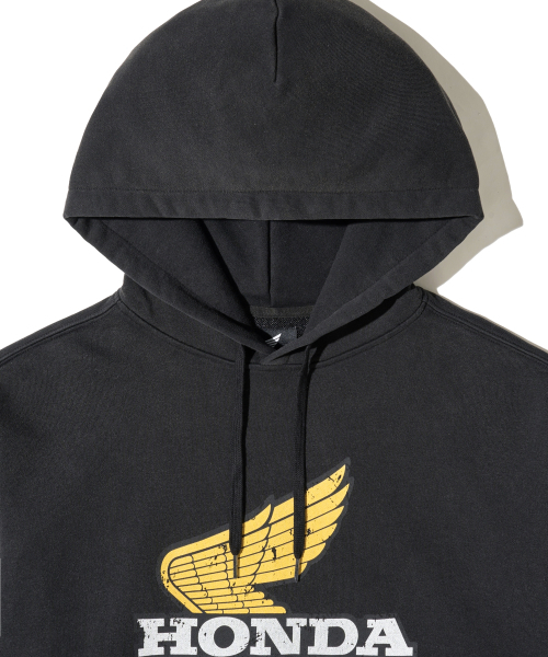 Vintage Logo Hoodie Black（パーカー）｜HONDA MOTORCYCLE（ホンダ