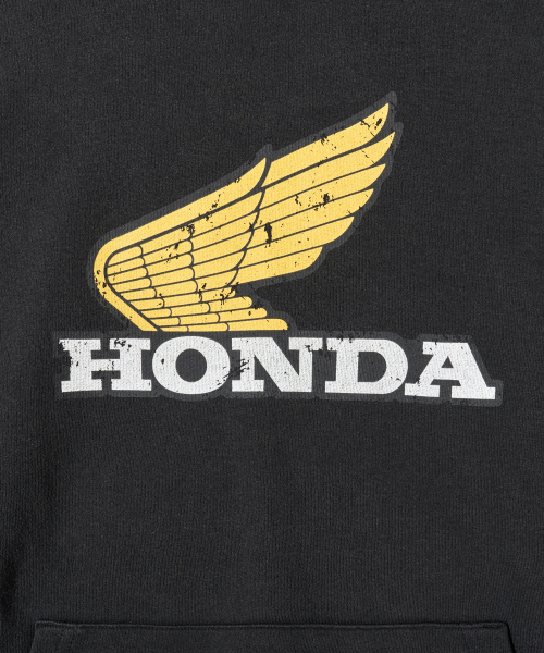 PHYPS MOTORCYCLE(フィップスモーターサイクル)の「Vintage Logo Hoodie Black(パーカー・メンズ・その他・LARGE/X-LARGE/SMALL/MEDIUM)」の4枚目の写真