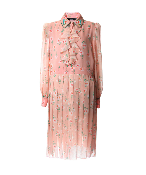 UNTAGE（アンテージ）の「ムグンファフリルワンピース[pink(WOMAN)]_UWS-FS14（ワンピース・レディース・その他・FREE）」の4枚目の写真