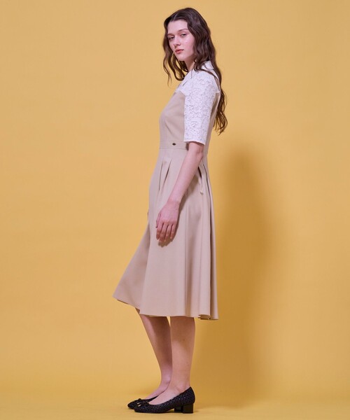 TOCCA(トッカ)の「LACE A LA CARTE HALF SLEEVE ドレス(ワンピース・レディース・ネイビー系/ブラウン系・0/2/4/6/00)」の20枚目の写真