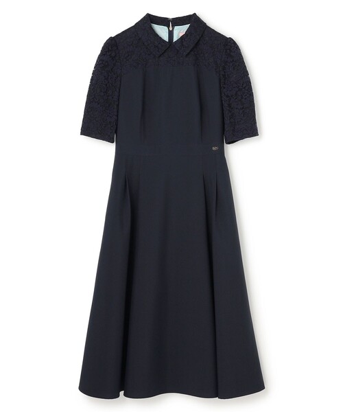 TOCCA(トッカ)の「LACE A LA CARTE HALF SLEEVE ドレス(ワンピース・レディース・ネイビー系/ブラウン系・0/2/4/6/00)」の10枚目の写真