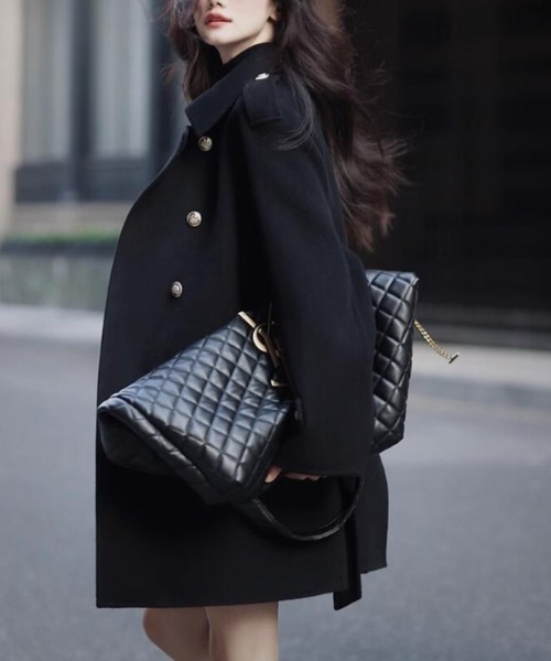 GIVENCHY ブラック ダブルブレスト ピーコート GIVENCHY（ピーコート）のフリマアイテム一覧