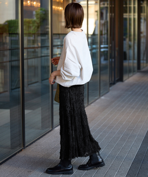 SLOBE IENA（スローブイエナ）の「マジョリカジャガードフレアスカート（スカート・レディース・キャメル/ブラック・FREE）」の18枚目の写真