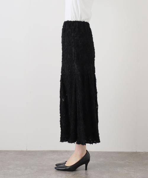 SLOBE IENA（スローブイエナ）の「マジョリカジャガードフレアスカート（スカート・レディース・キャメル/ブラック・FREE）」の10枚目の写真