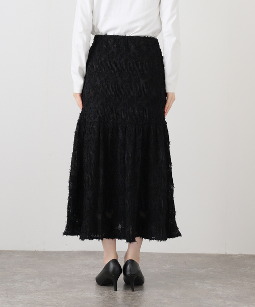 SLOBE IENA（スローブイエナ）の「マジョリカジャガードフレアスカート（スカート・レディース・キャメル/ブラック・FREE）」の9枚目の写真