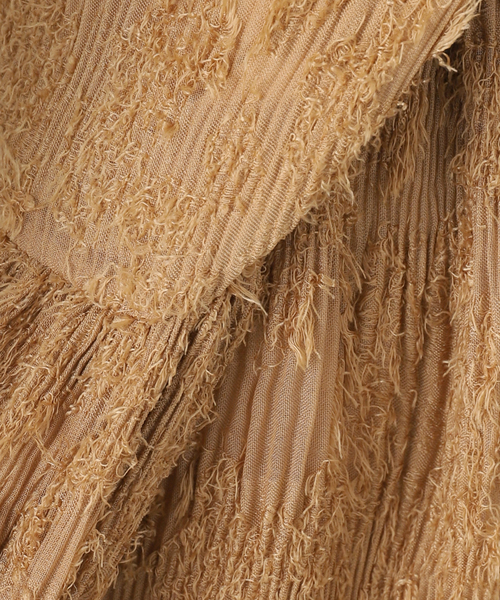 SLOBE IENA（スローブイエナ）の「マジョリカジャガードフレアスカート（スカート・レディース・キャメル/ブラック・FREE）」の3枚目の写真