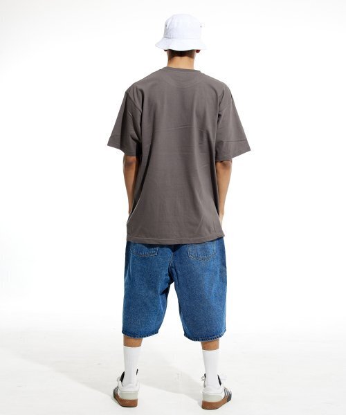 CREAM SODA LAB（クリームソーダラボ）の「ユエスエイバスケットボール 半袖Tシャツ チャコール ホワイト（Tシャツ/カットソー・メンズ・その他・LARGE/MEDIUM/X-LARGE/XX-LARGE）」の7枚目の写真