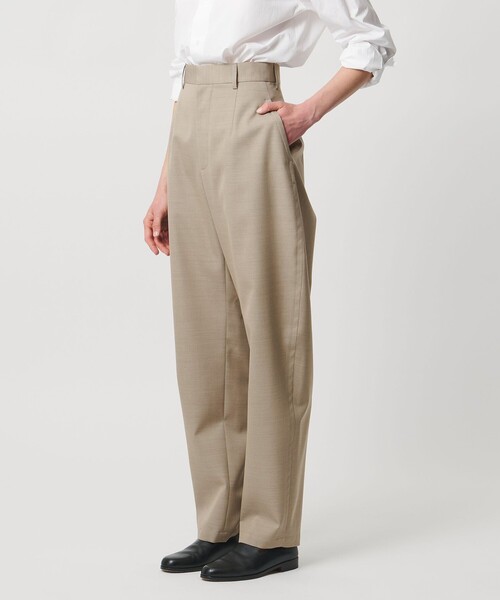 LOEFF（ロエフ）の「＜LOEFF＞ギャバジン ボンタン パンツ（その他パンツ・レディース・ナチュラル/ダークグレー・2/1/0）」の12枚目の写真