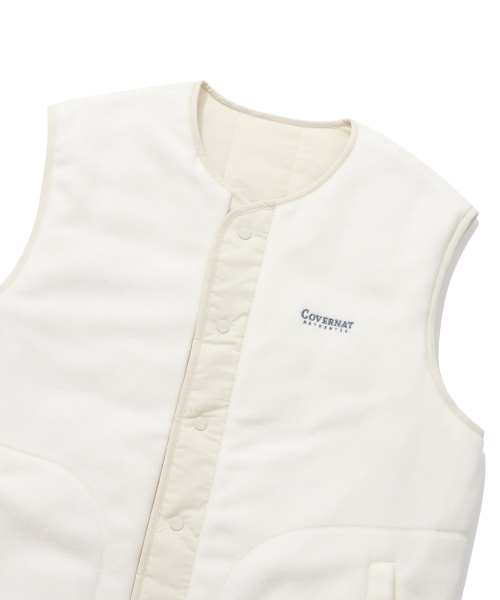 COVERNAT(カバーナット)の「フリースリバーシブルキルティングベストエクリュ(ダウンベスト・レディース・その他・SMALL/MEDIUM)」の10枚目の写真