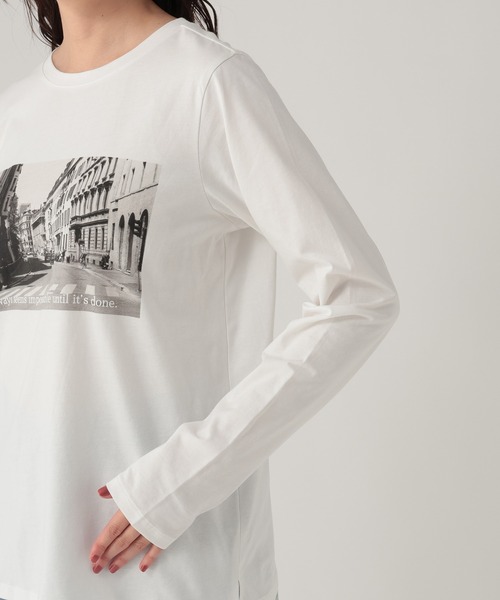 Elura（エルーラ）の「フォトプリントT/641261（Tシャツ/カットソー・レディース・ブラック系その他/ホワイト・FREE）」の13枚目の写真