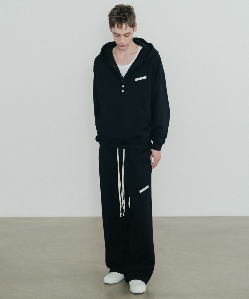 SSIN AND LEE(シンアンドリー)の「テイラーコットンスウェットパンツブラック(スウェットパンツ・メンズ・その他・MEDIUM/LARGE)」の2枚目の写真