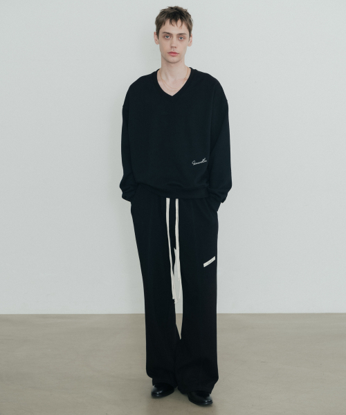 SSIN AND LEE(シンアンドリー)の「テイラーコットンスウェットパンツブラック(スウェットパンツ・メンズ・その他・MEDIUM/LARGE)」の3枚目の写真