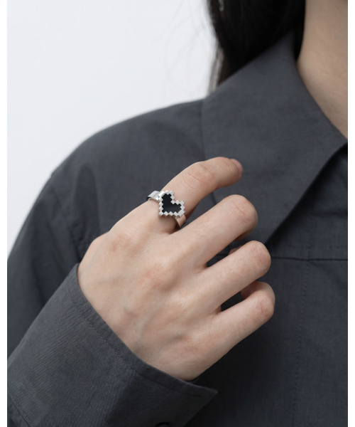 NONENON(ノンノン)の「PIXEL LOVE RNG SILVER925(リング・レディース・その他・SMALL/MEDIUM/LARGE)」の2枚目の写真