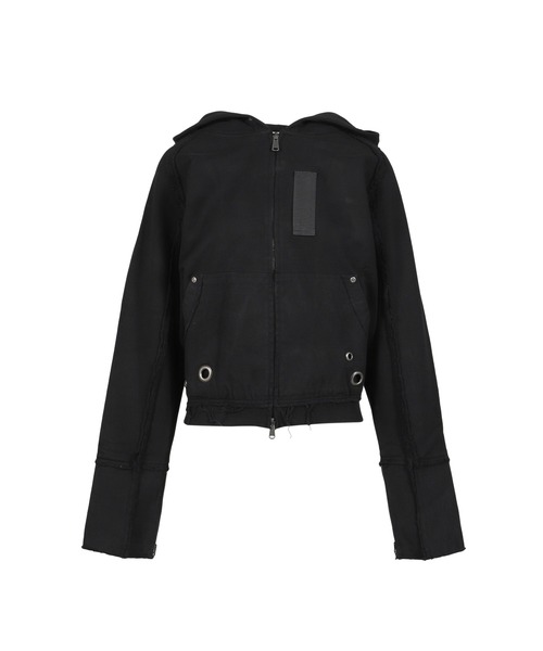 VACANT Archive スタッズ Wジップアップ パーカー ブラック M HANK HOODIE ZIP-UP（パーカー）｜VACANT Archive（ベイカント